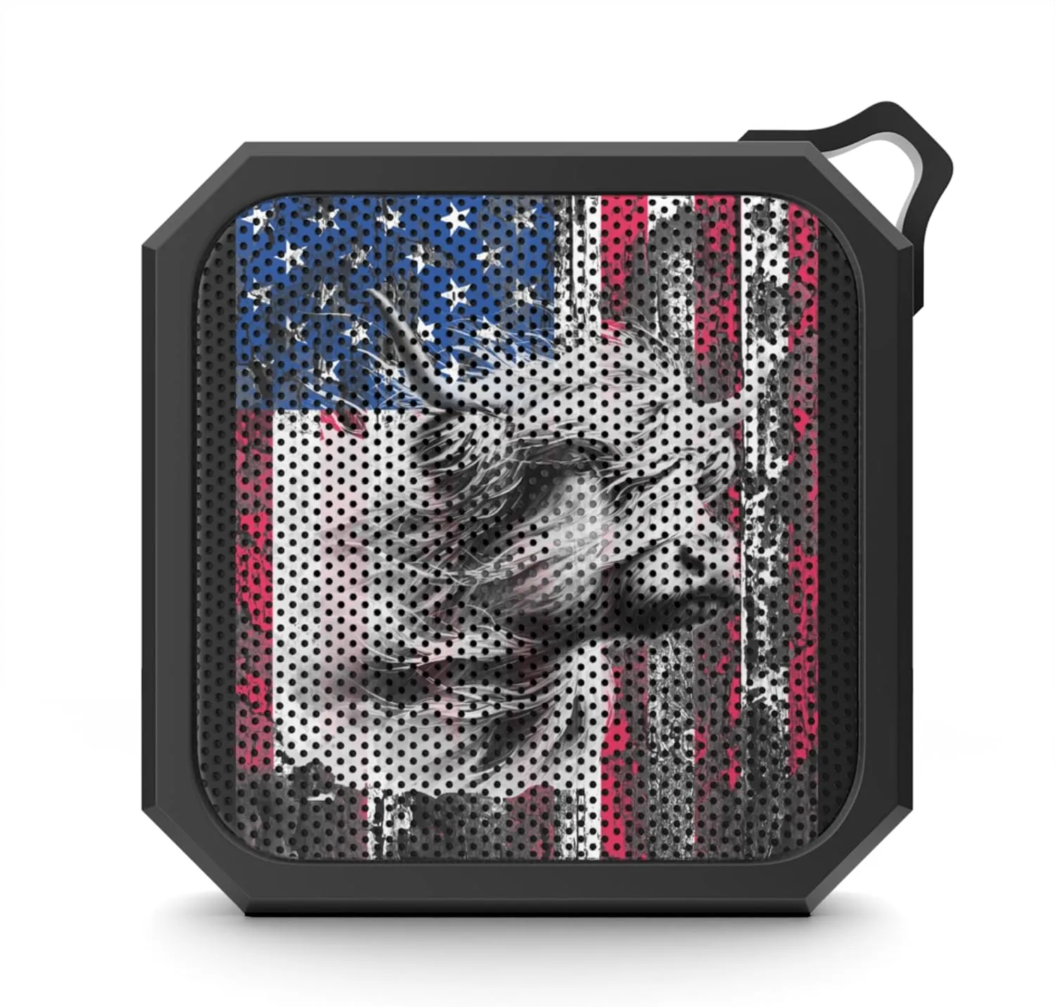 Patriotic Highland Cow Outdoor Bluetooth Speaker
