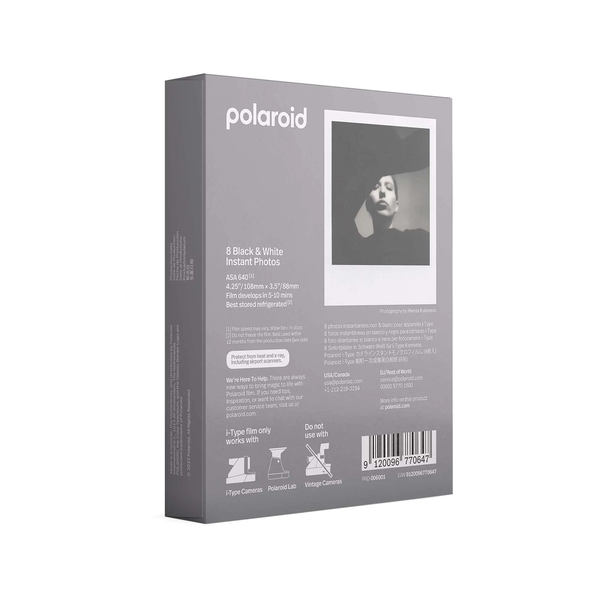 Polaroid i-Type :: B W Film
