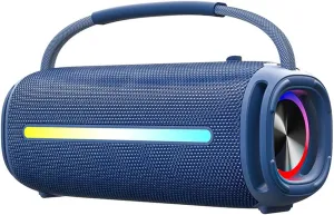 Portable Intelligent Wireless Speaker, Dual Speakers, Powerful Sound and Deep Bass 20W, Support U Disk/TF Card Play, Waterproof Bluetooth Speakers for Outdoor,Party,Home,Beach,Camping. Blue