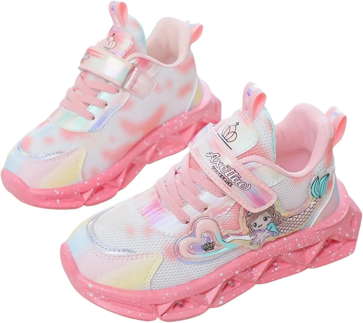 Princess Sneakers for Girls Light Up Shoes Zapatos para Nias Baby Toddler Shoes Birthday Tenis para Nias Xmas