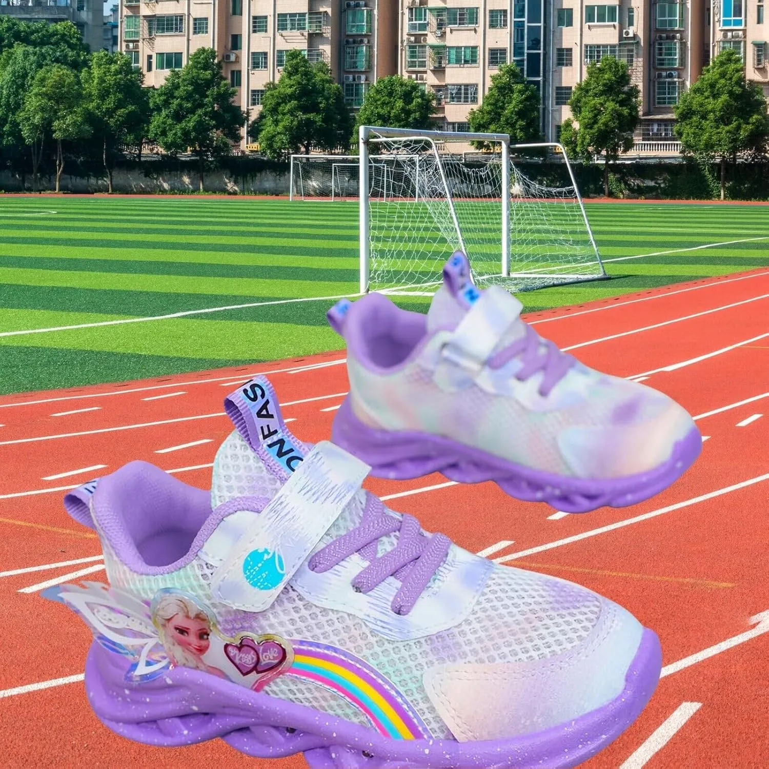 Princess Sneakers for Girls Light Up Shoes Zapatos para Nias Baby Toddler Shoes Birthday Tenis para Nias Xmas