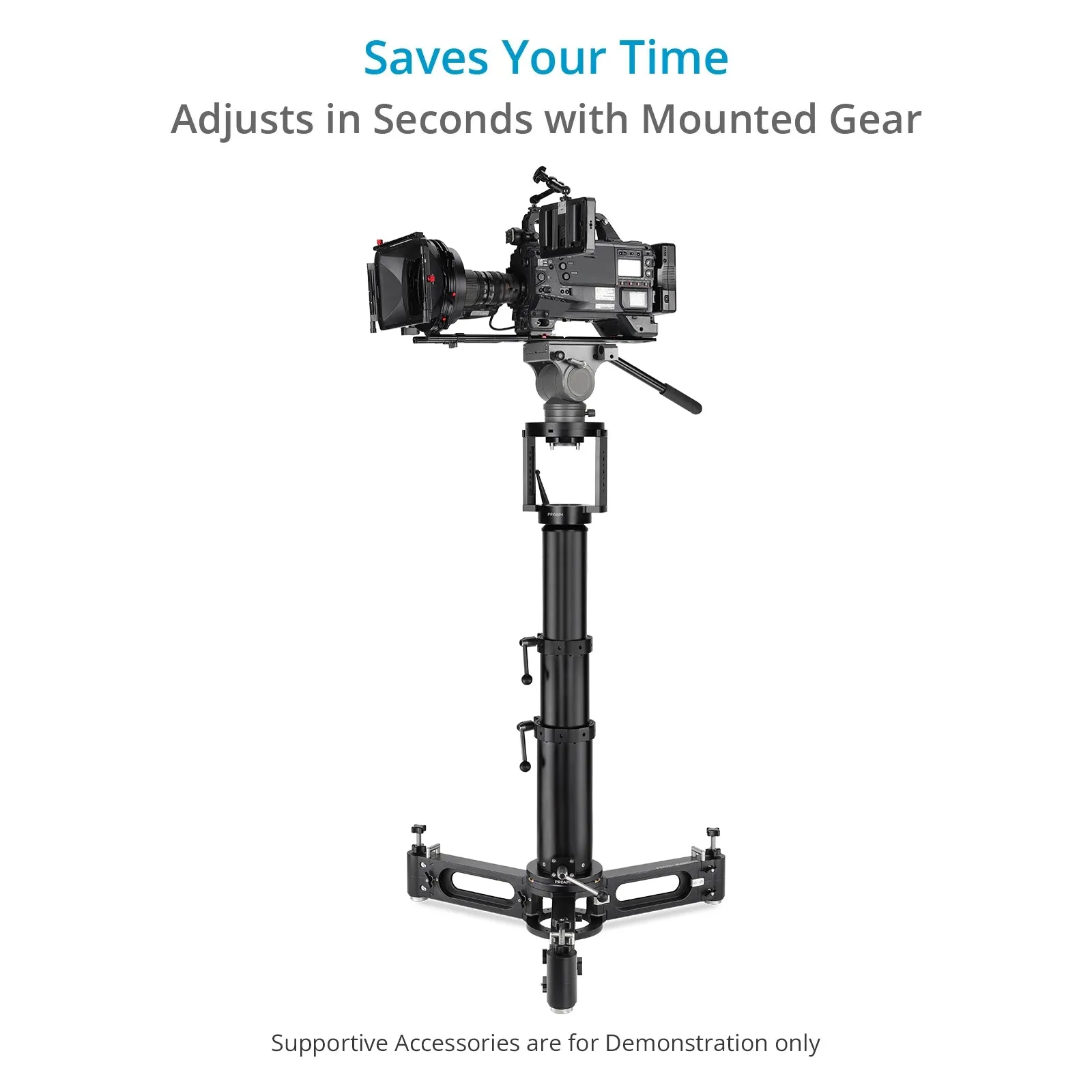 Proaim Bull Telescopic Gas Lift Bazooka for Camera Dolly