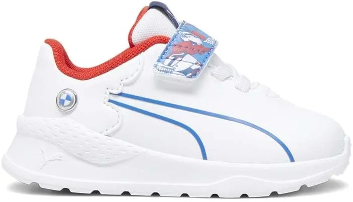 Puma Infant Boys BMW MMS Anzarun Ls Ac Inf Sneakers Shoes Casual - White - Size 4 M, 30774202
