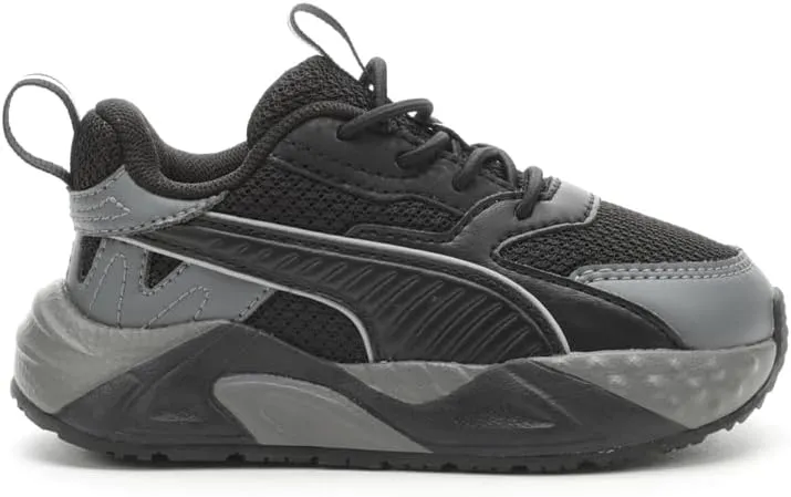 Puma Infant Boys Rs-Trck Slate Lace Up Sneakers Shoes Casual - Black - Size 6 M, 39158301