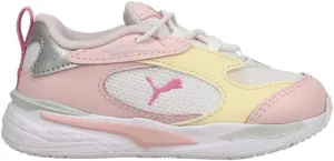 Puma - Infants Rs-Fast Limits Shiny Ac Shoes, Size: 9 M US Toddler, Color: Puma White/Chalk Pink/Anise Flower