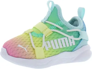 PUMA Rift Slip On Rainbow Ac Infant/Toddler Shoes Size 8, Color: Multi