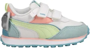 PUMA Toddler Girls Rider Fv Bow Slip On Sneakers Shoes Casual - Blue, White - Size 4 M