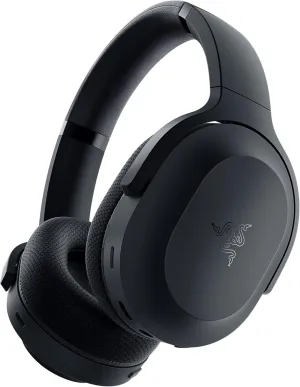 Razer Barracuda Wireless Gaming & Mobile Headset (PC, PlayStation, Switch, Android, iOS): 2.4GHz Wireless   Bluetooth - Integrated Noise-Cancelling Mic - 50mm Drivers - 40 Hr Battery - Black