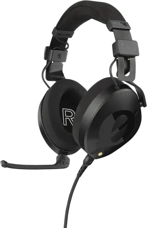 RDE NTH-100M Professional Over-ear Headset for Media, Broadcast, Podcasting, Content Creation, Streaming, Working From Home,Black