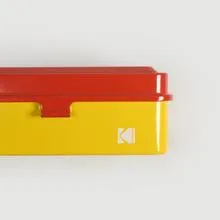 Reto Kodak 120 / 35mm Film Case - Red Lid / Yellow Body