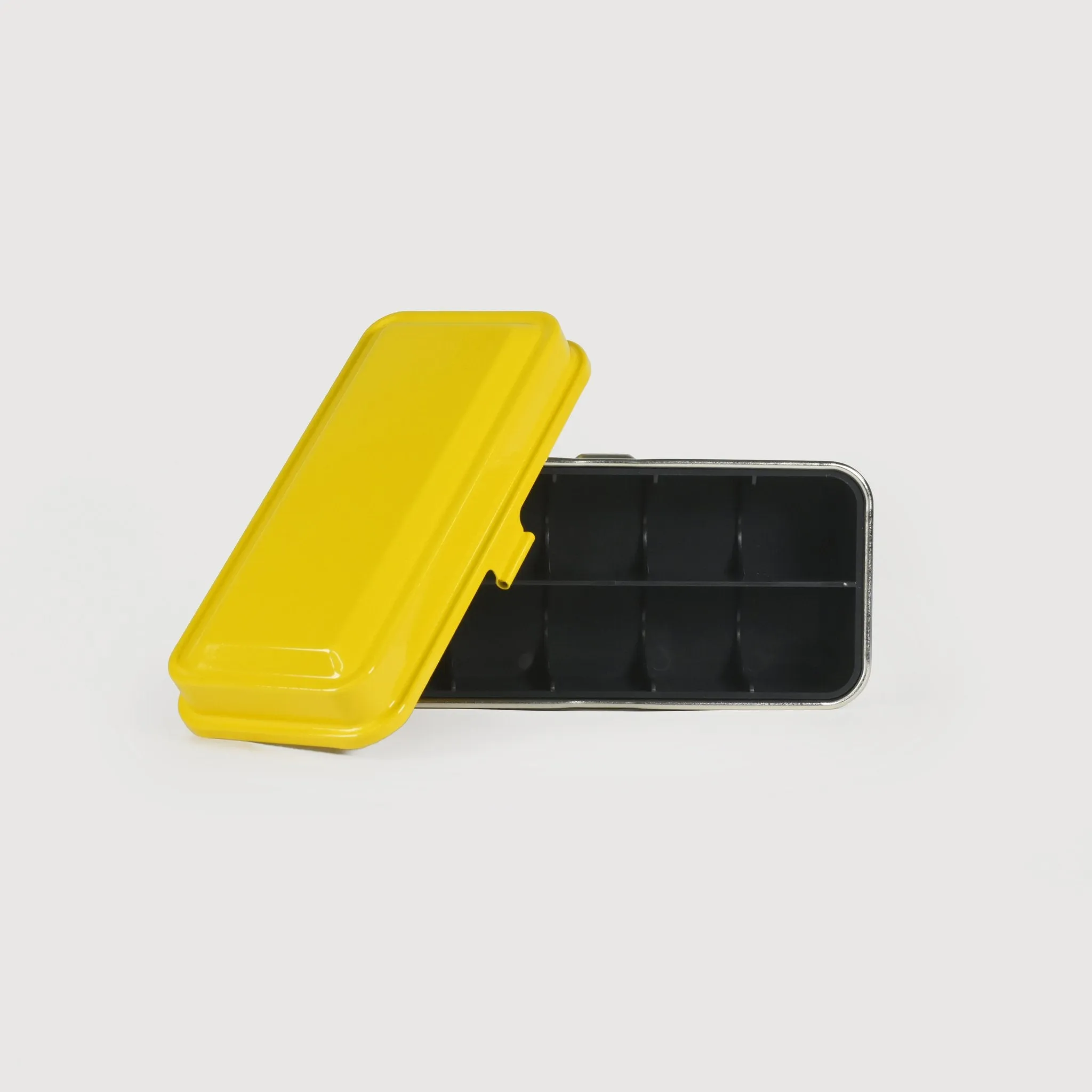 Reto Kodak 120 / 35mm Film Case - Yellow Lid / Silver Body