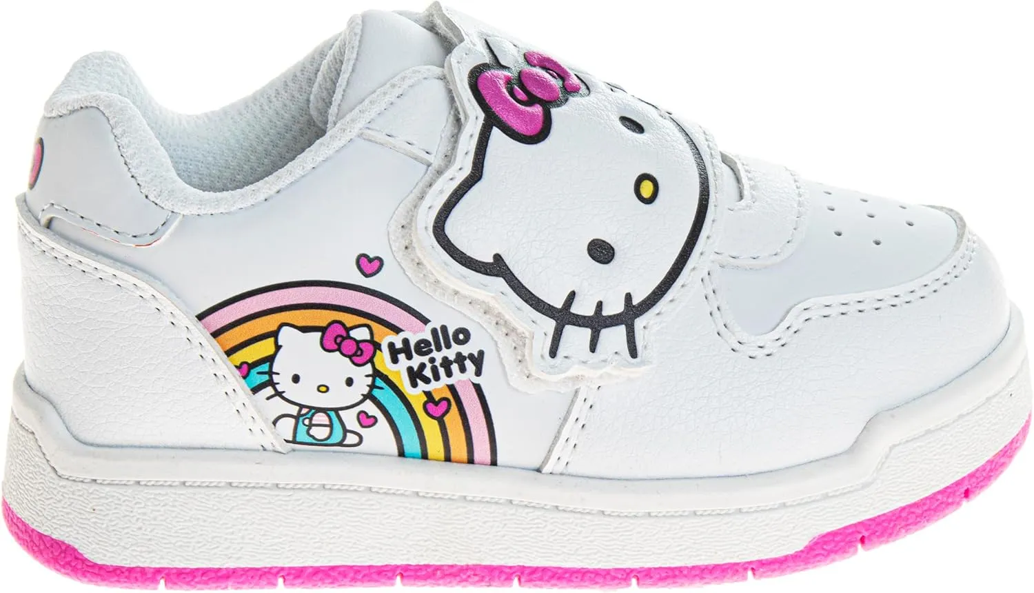 Sanrio Hello Kitty Sneakers for Girls - Kids Lightweight Athletic Breathable Casual Shoes (Toddler - Little Kid)