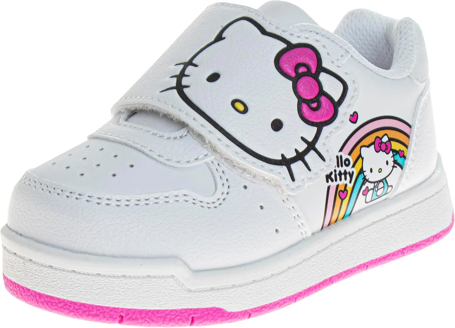 Sanrio Hello Kitty Sneakers for Girls - Kids Lightweight Athletic Breathable Casual Shoes (Toddler - Little Kid)
