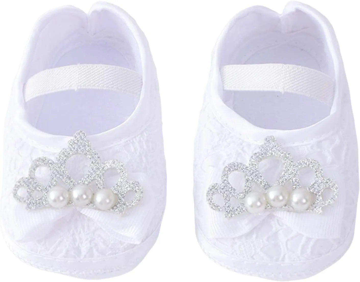 sfdgfhyf 0 to 9 Months Children Sneakers Baby Shoes Fashion Soft Sole Toddler Shoes Pearl Dress Flower Shoes Toddler
