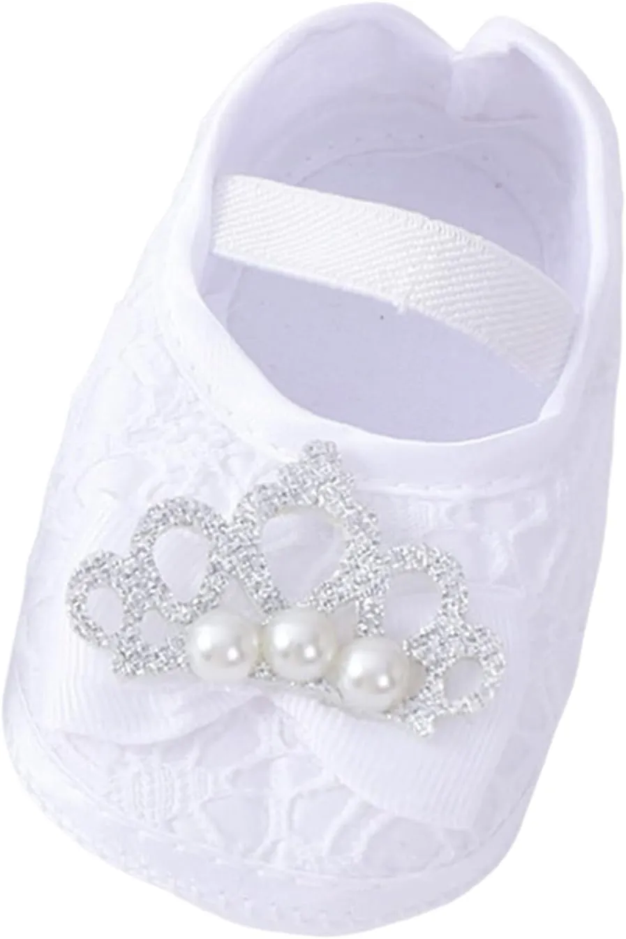sfdgfhyf 0 to 9 Months Children Sneakers Baby Shoes Fashion Soft Sole Toddler Shoes Pearl Dress Flower Shoes Toddler