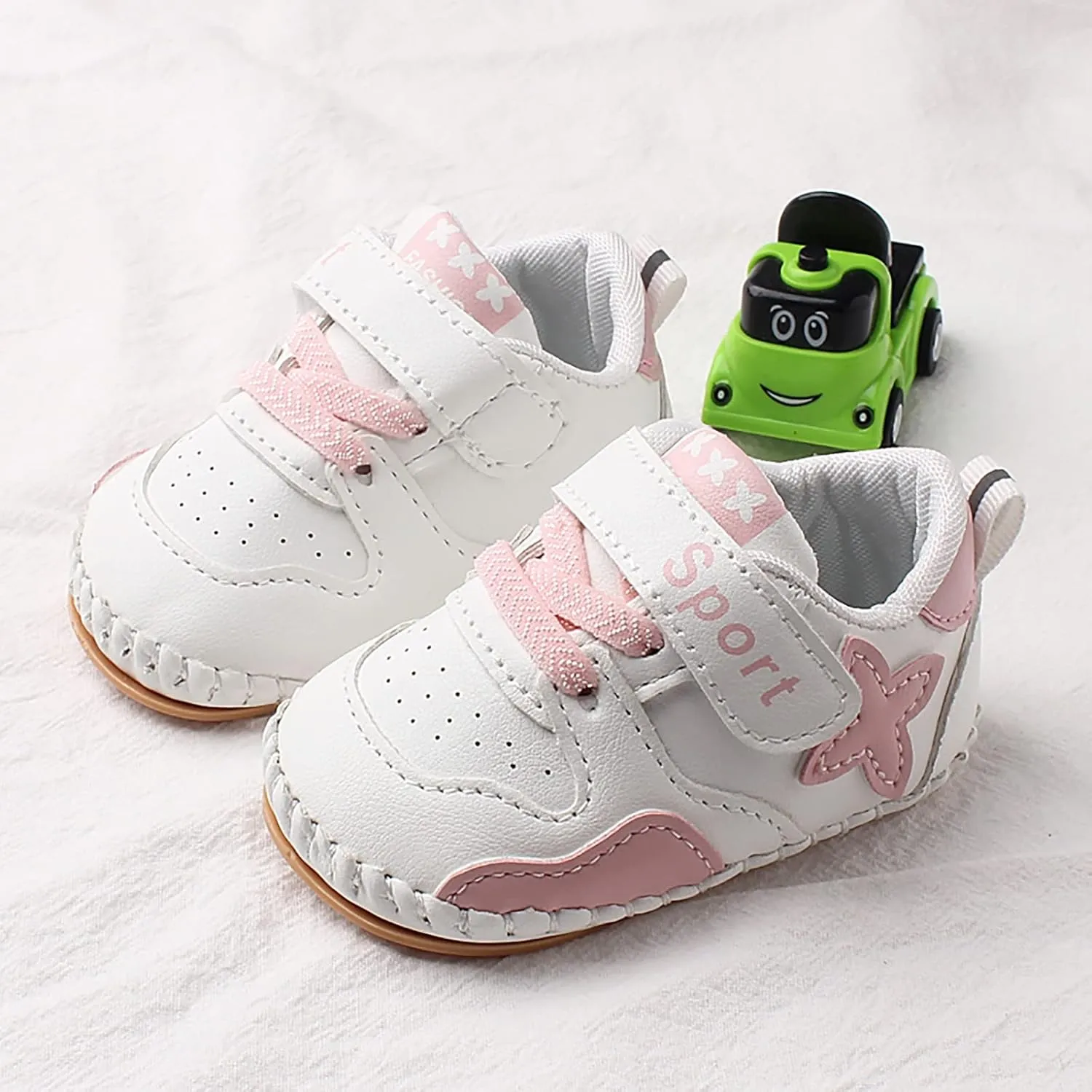sfdgfhyf Little Kid Soft Sole Shoes Children Baby Toddler Shoes Non Slip Sport Shoes Rubber Sole Outdoor Toddler Walking