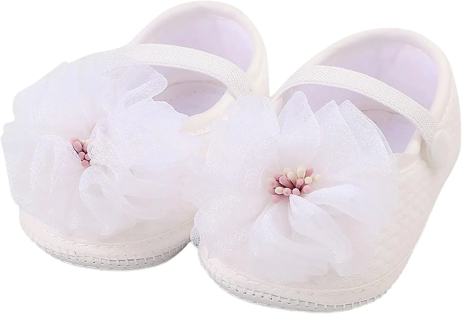 sfdgfhyf Little Kid Soft Sole Sneakers Baby Comfortable Soft Bottom Baby Toddler Shoes Newborn Children Shoes (White, 4.5 Infant)