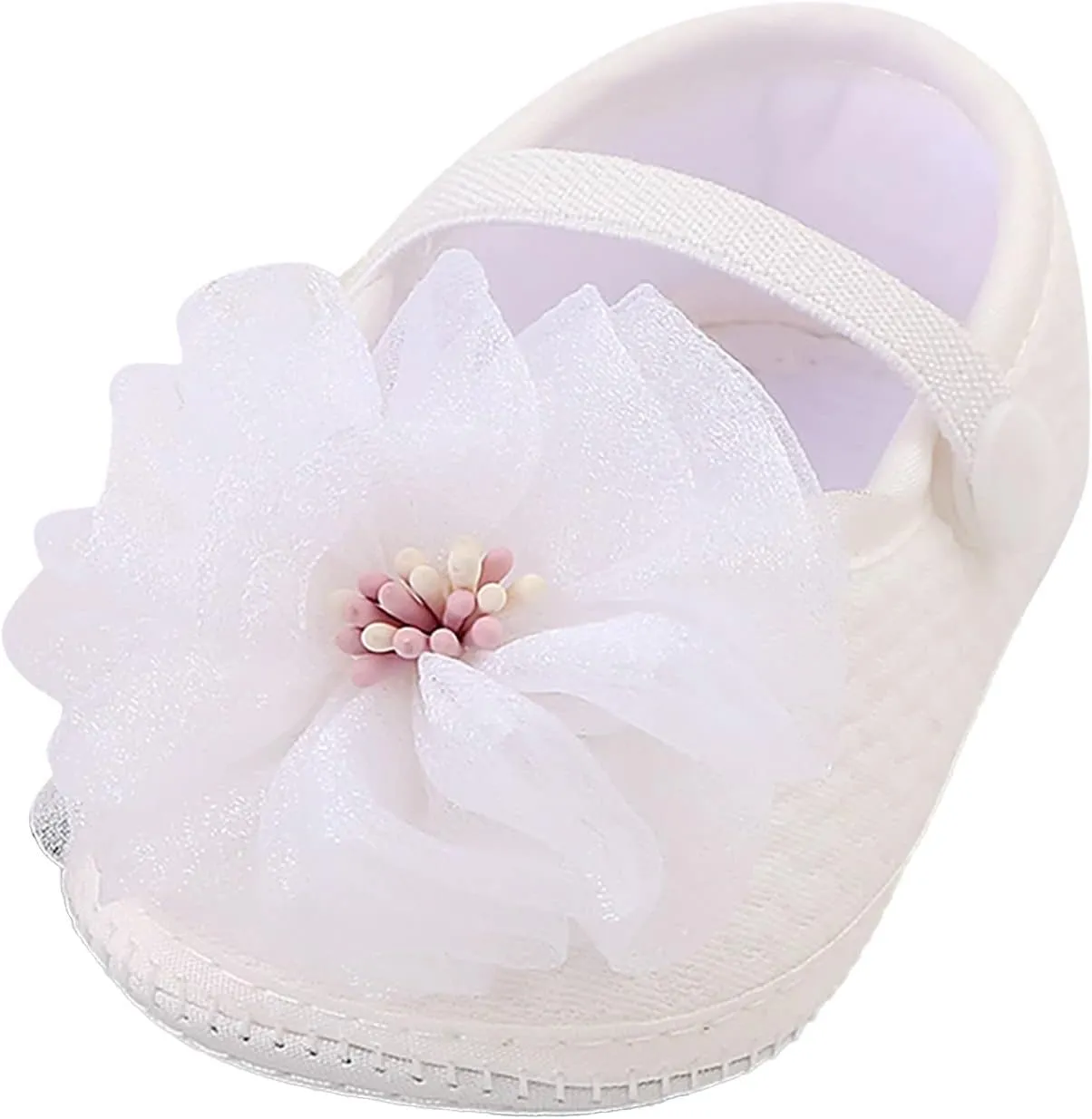 sfdgfhyf Little Kid Soft Sole Sneakers Baby Comfortable Soft Bottom Baby Toddler Shoes Newborn Children Shoes (White, 4.5 Infant)