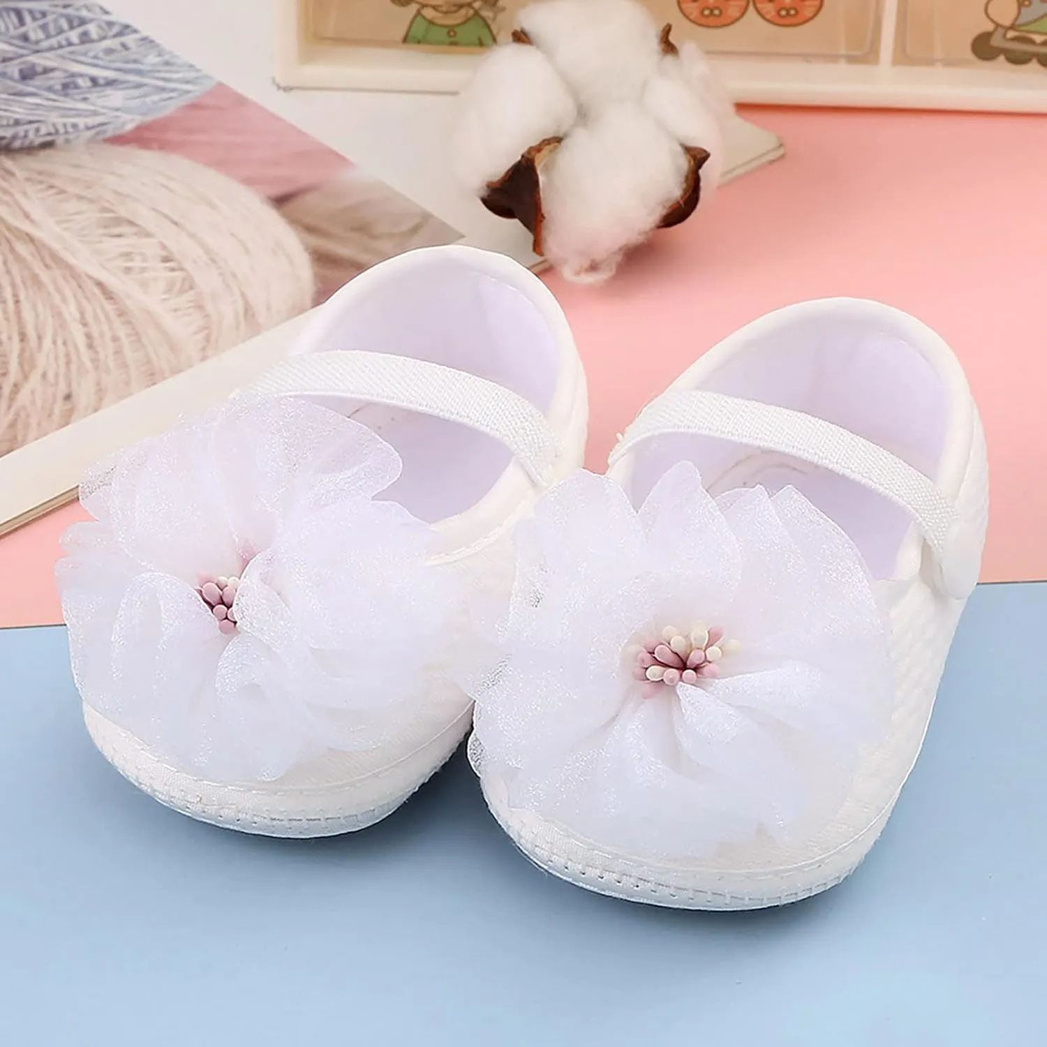 sfdgfhyf Little Kid Soft Sole Sneakers Baby Comfortable Soft Bottom Baby Toddler Shoes Newborn Children Shoes (White, 4.5 Infant)