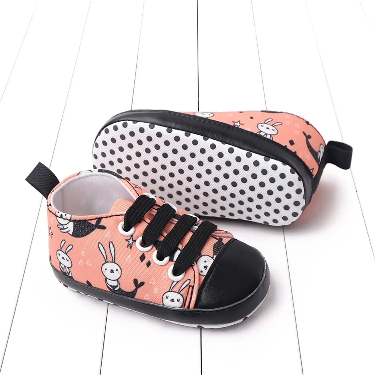 sfdgfhyf Summer Children Round Toe Shoes Infant Toddler Shoes Boys And Girls Sports Canvas Cute Cartoon Pattern Lace Up