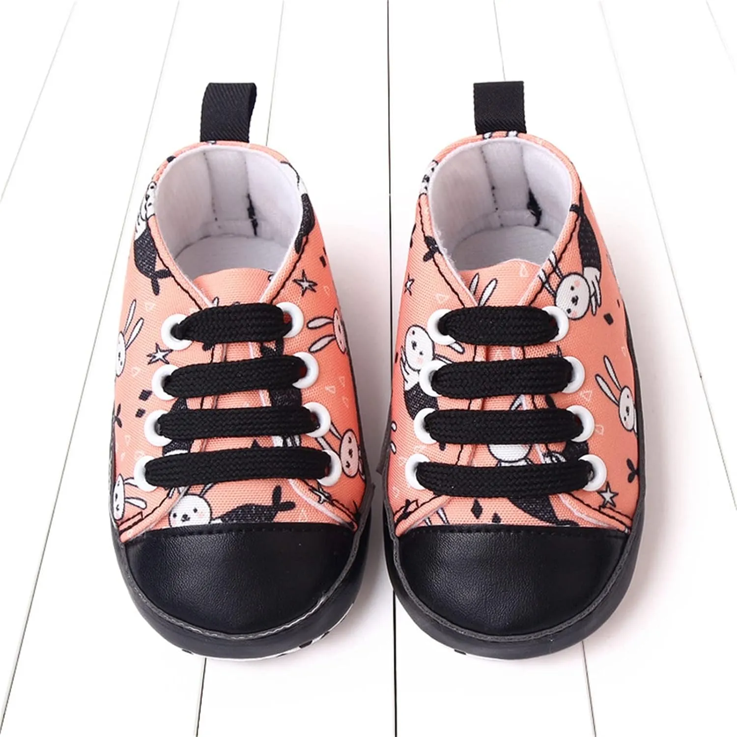 sfdgfhyf Summer Children Round Toe Shoes Infant Toddler Shoes Boys And Girls Sports Canvas Cute Cartoon Pattern Lace Up