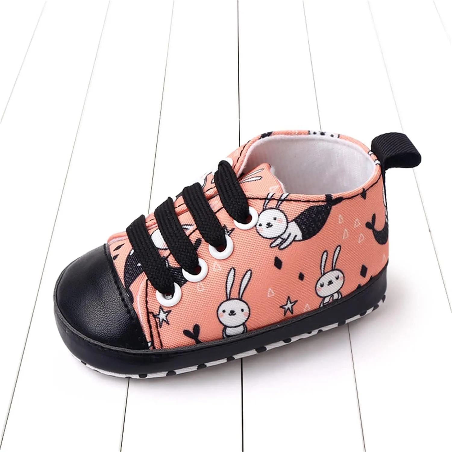 sfdgfhyf Summer Children Round Toe Shoes Infant Toddler Shoes Boys And Girls Sports Canvas Cute Cartoon Pattern Lace Up