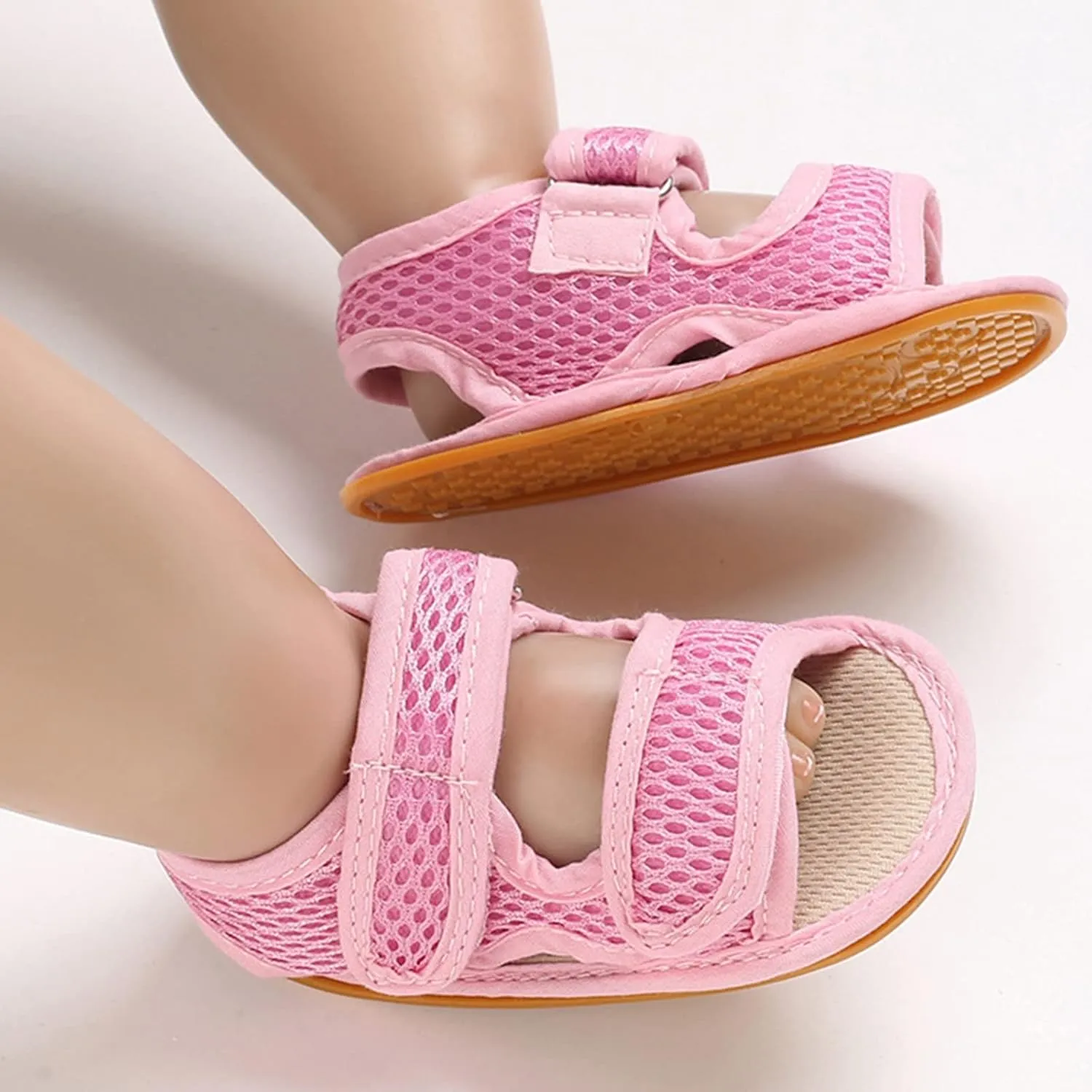 sfdgfhyf Toddler Fashion Sneakers Baby Shoes Fashion Soft Sole Toddler Shoes Breathable Hollow Baby Sandals for 0 to