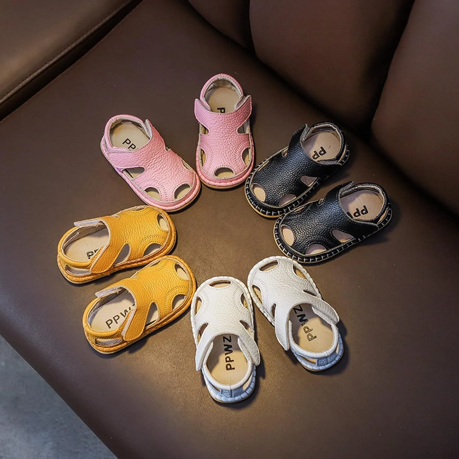 Shoes for Older Boys Summer Children Infant Toddler Shoes Men And Girls Sandals Flat Bottom Stand Alone Slides for Kids