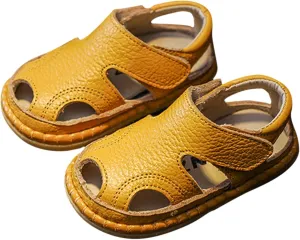 Shoes for Older Boys Summer Children Infant Toddler Shoes Men And Girls Sandals Flat Bottom Stand Alone Slides for Kids