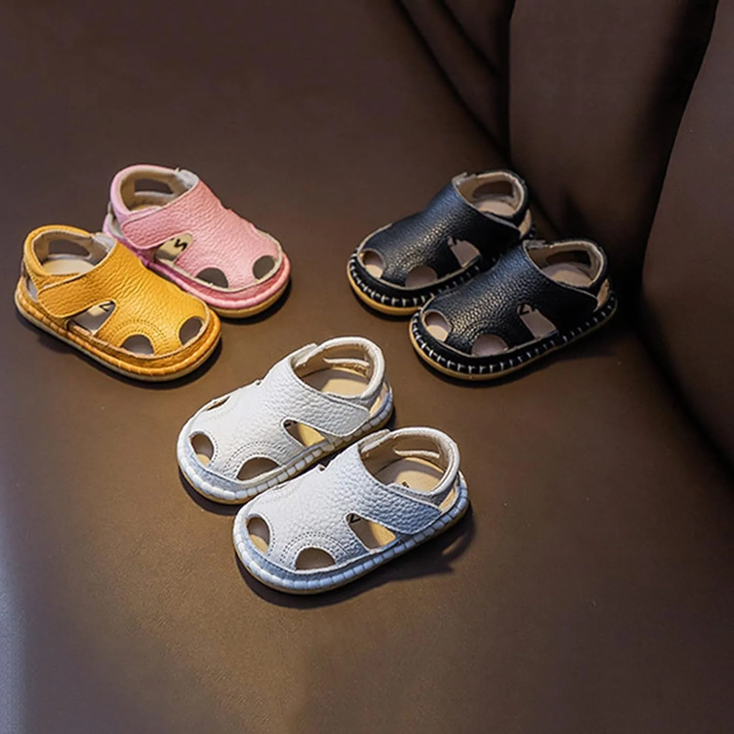 Shoes for Older Boys Summer Children Infant Toddler Shoes Men And Girls Sandals Flat Bottom Stand Alone Slides for Kids