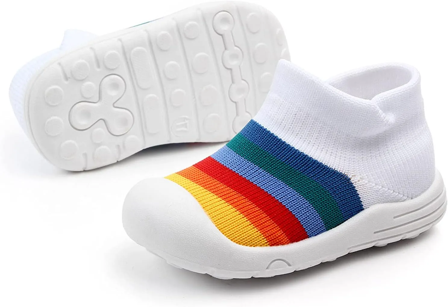 Shoes Rubber Socks Infant Baby Sole Slipper Boys Knit Girls Toddler Shoes Soft Baby Shoes Shoes Girls Size 10