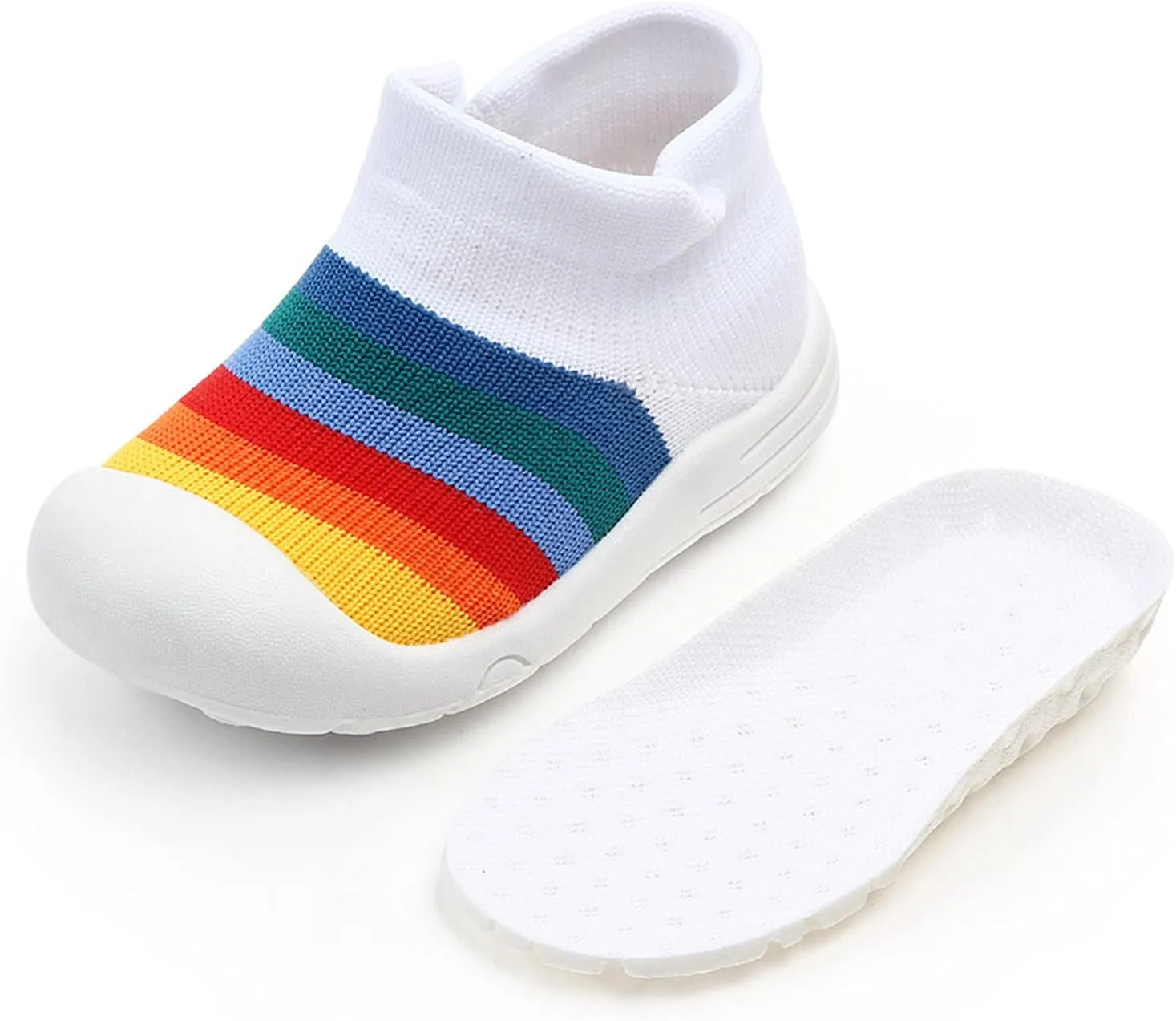 Shoes Rubber Socks Infant Baby Sole Slipper Boys Knit Girls Toddler Shoes Soft Baby Shoes Shoes Girls Size 10