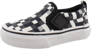 Skechers Street Fame Zamblox Baby Boys Shoes Size 7, Color: White Black
