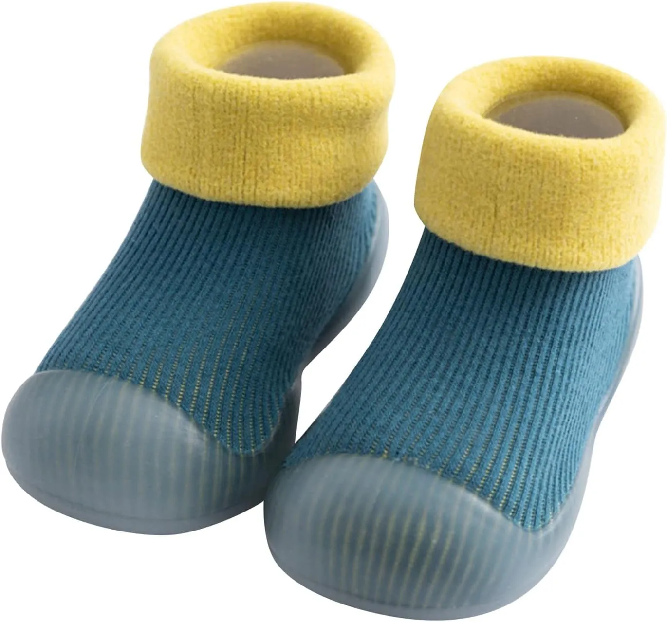 Slippers for Teen Boys Girls Socks Slipper Soft Baby Boys Rubber Shoes Sole Solid Children's Slippers for Boys