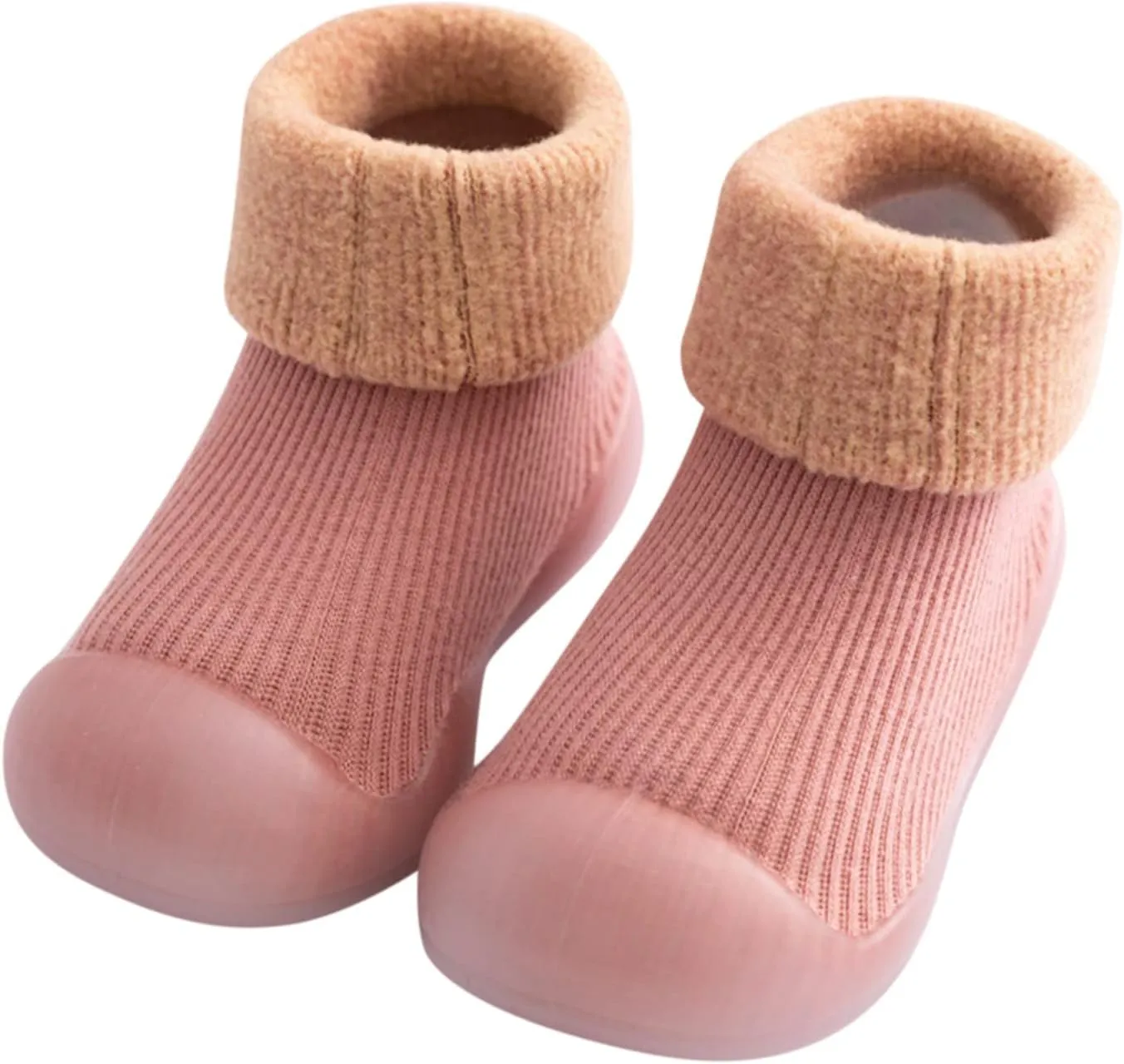 Slippers for Teen Boys Girls Socks Slipper Soft Baby Boys Rubber Shoes Sole Solid Children's Slippers for Boys