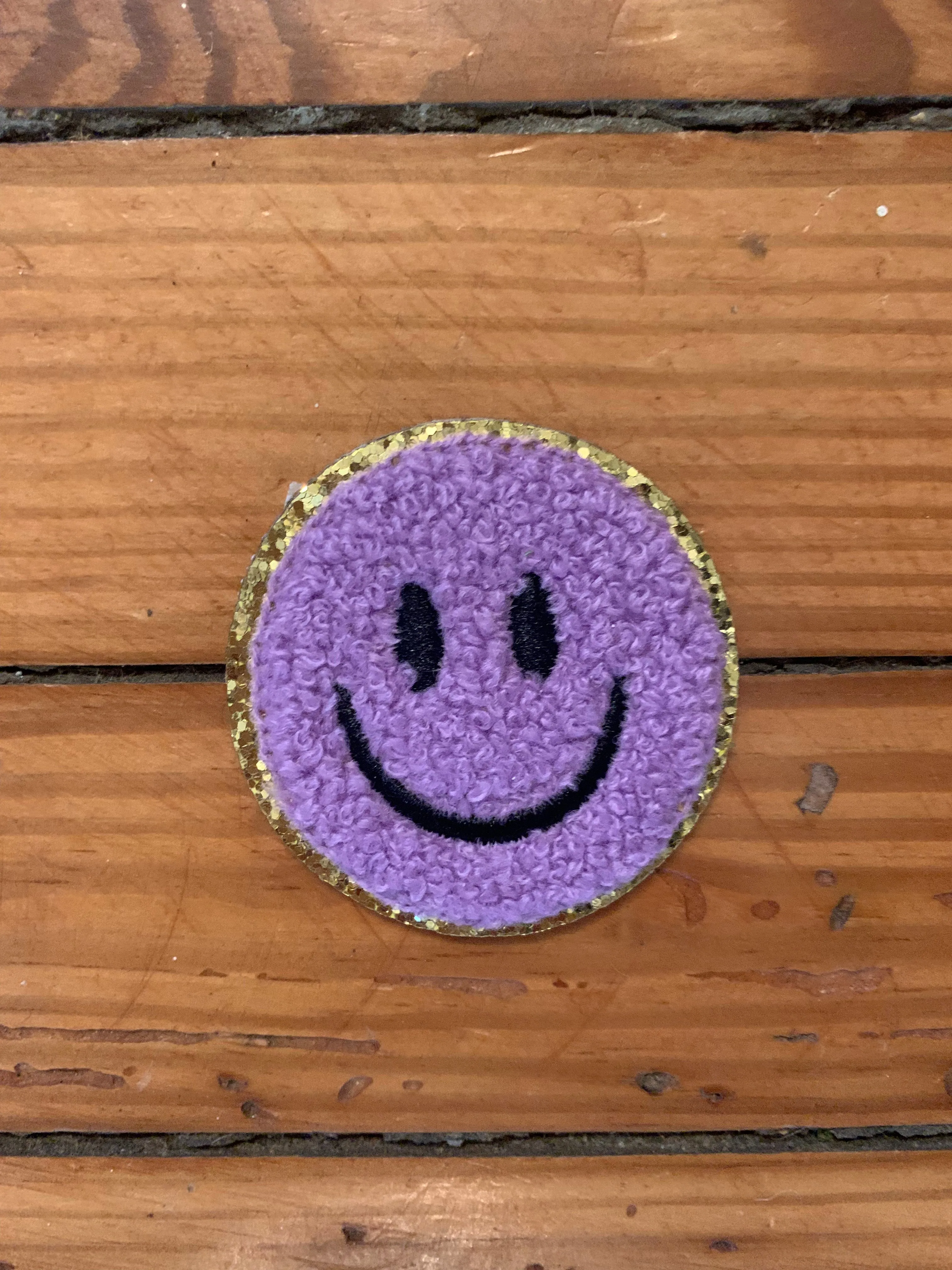 Smiley Face Stick on Appliqué