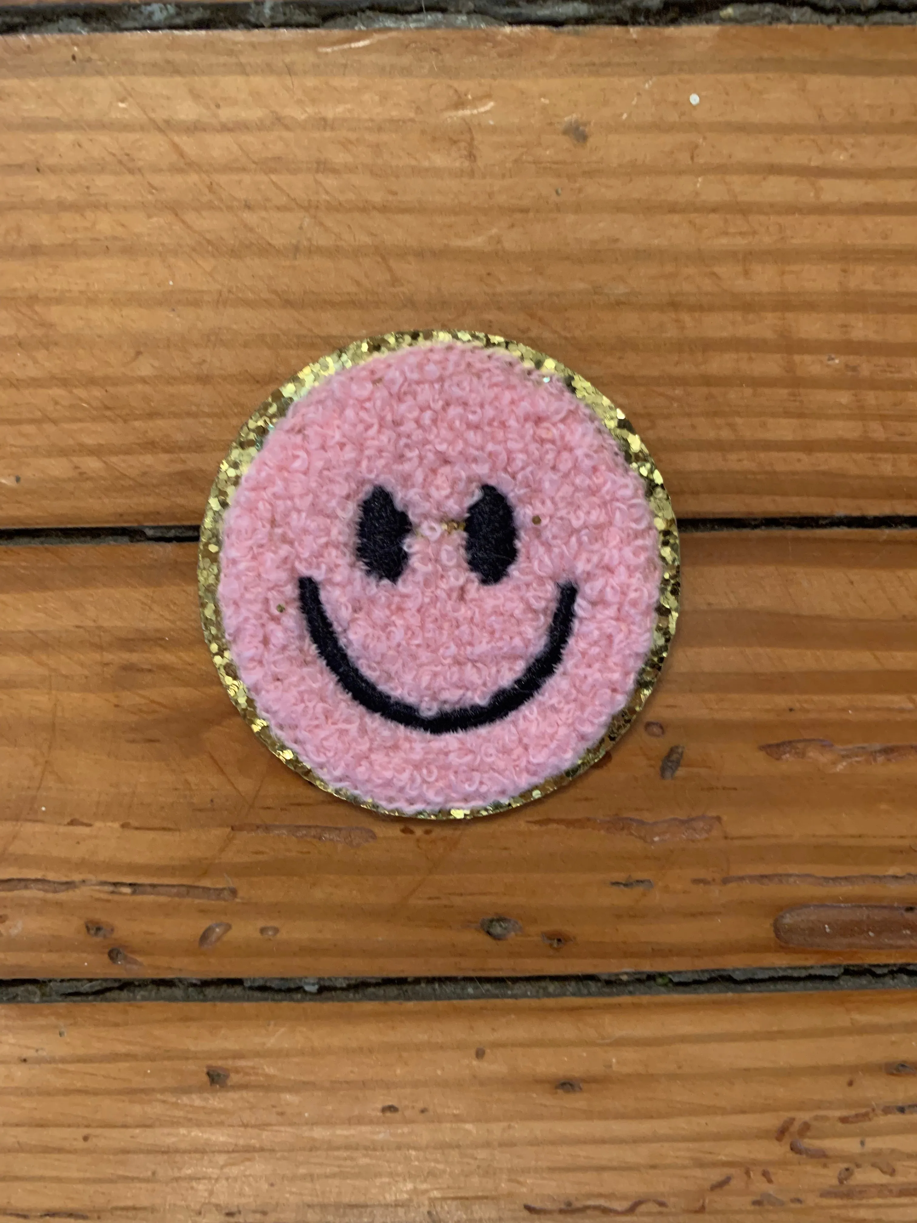 Smiley Face Stick on Appliqué