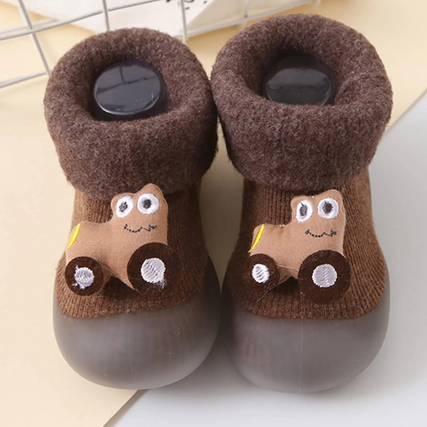 Sock Shoes Toddler Baby Shoes Boys Girls First Walking Shoes Non Slip Soft Sole Sneakers Toddler Grip Slippers