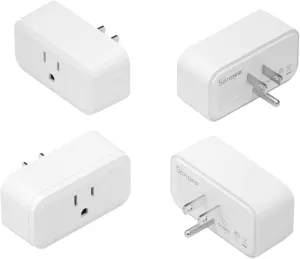 SONOFF Zigbee Smart Plug with ETL Certified, S40 Lite 15A Smart Outlet, Zigbee Repeater, Works with SmartThings and Amazon Echo Plus, Hub Needed for Amazon Alexa 4-Pack