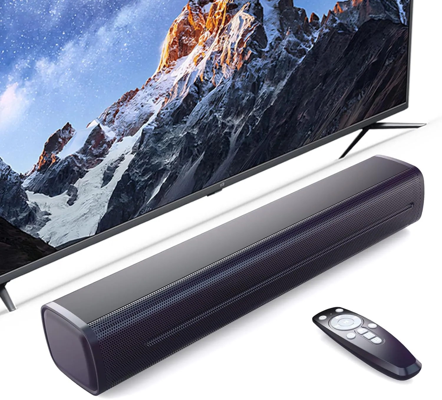 Sound Bar for Smart TV, Bluetooth Soundbar for TV with Optical/AUX/RCA 3D, 50w Surround Sound Speakers, Surround Sound System for TV/PC/Gaming/Projectors, Bluetooth Surround Sound Speakers