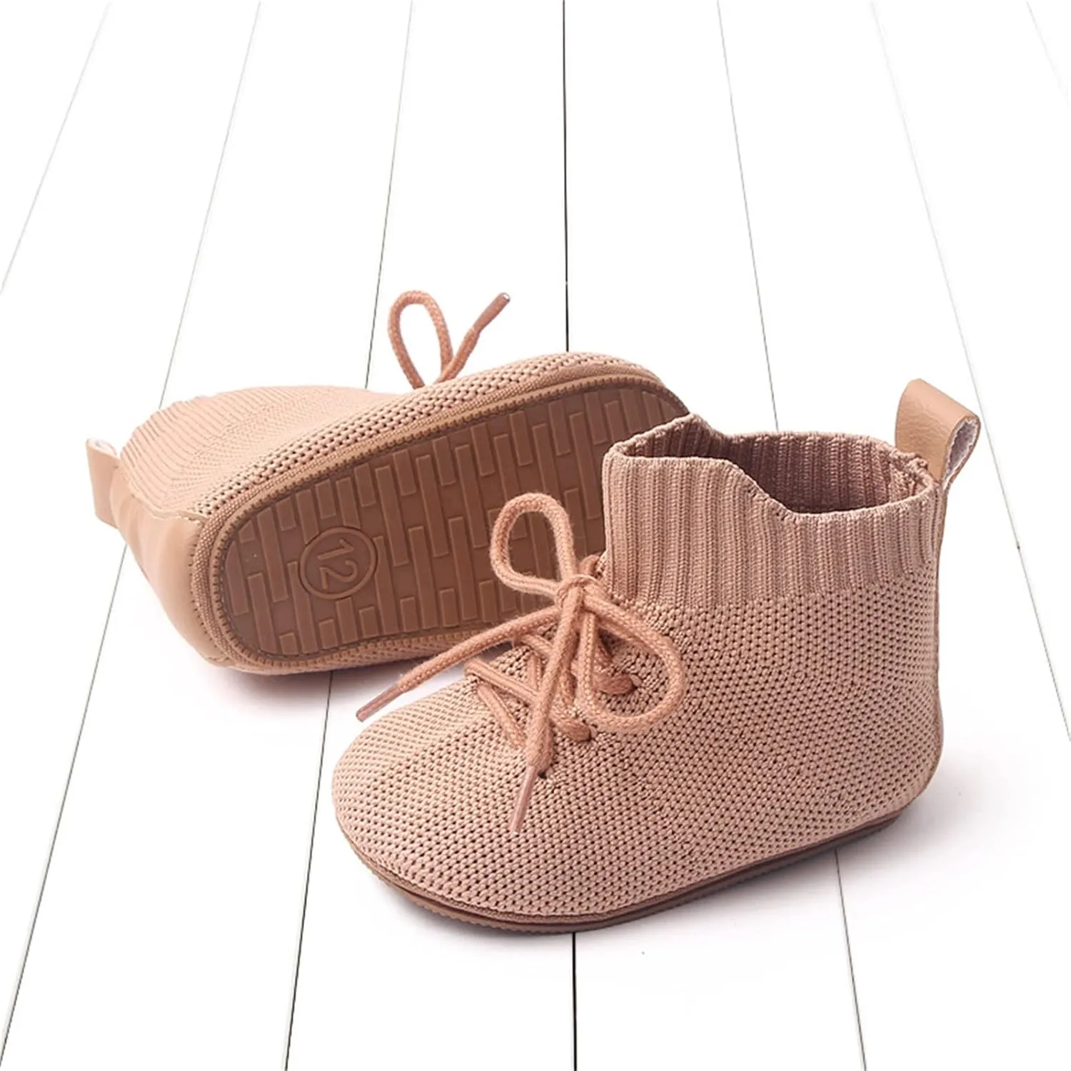 Spring and Summer Children Infant Toddler Shoes Boys and Girls Floor Sports Shoes Non Slip Lace Up High Top Mesh Bi Rite