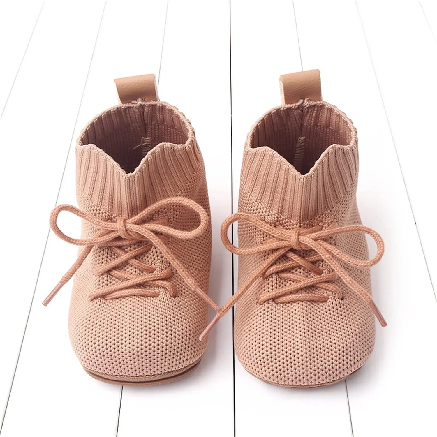 Spring and Summer Children Infant Toddler Shoes Boys and Girls Floor Sports Shoes Non Slip Lace Up High Top Mesh Bi Rite