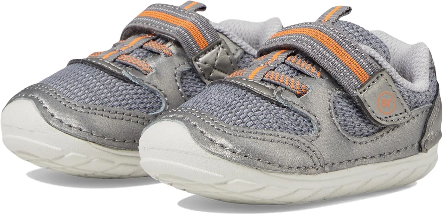 Stride Rite Mens SM Turbo (Infant/Toddler) Grey 3 Medium