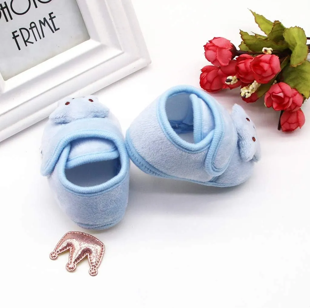 Tennis Shoes for Girls Cloud Shoes Boots Winter Warm Plush Baby Girls Soft Sole Infant Stars Baby Shoes Baby Sneakers