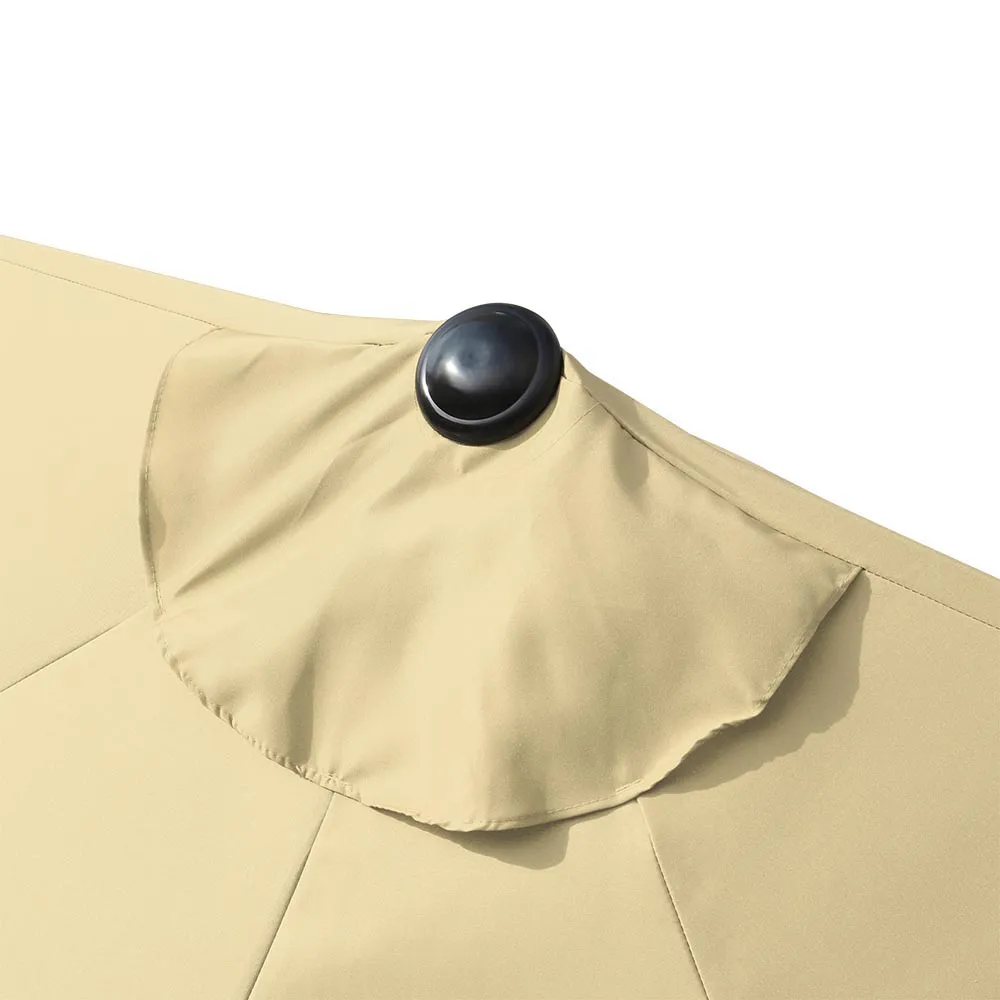 TheLAShop 10 ft Patio Half Umbrella Off The Wall Tilt