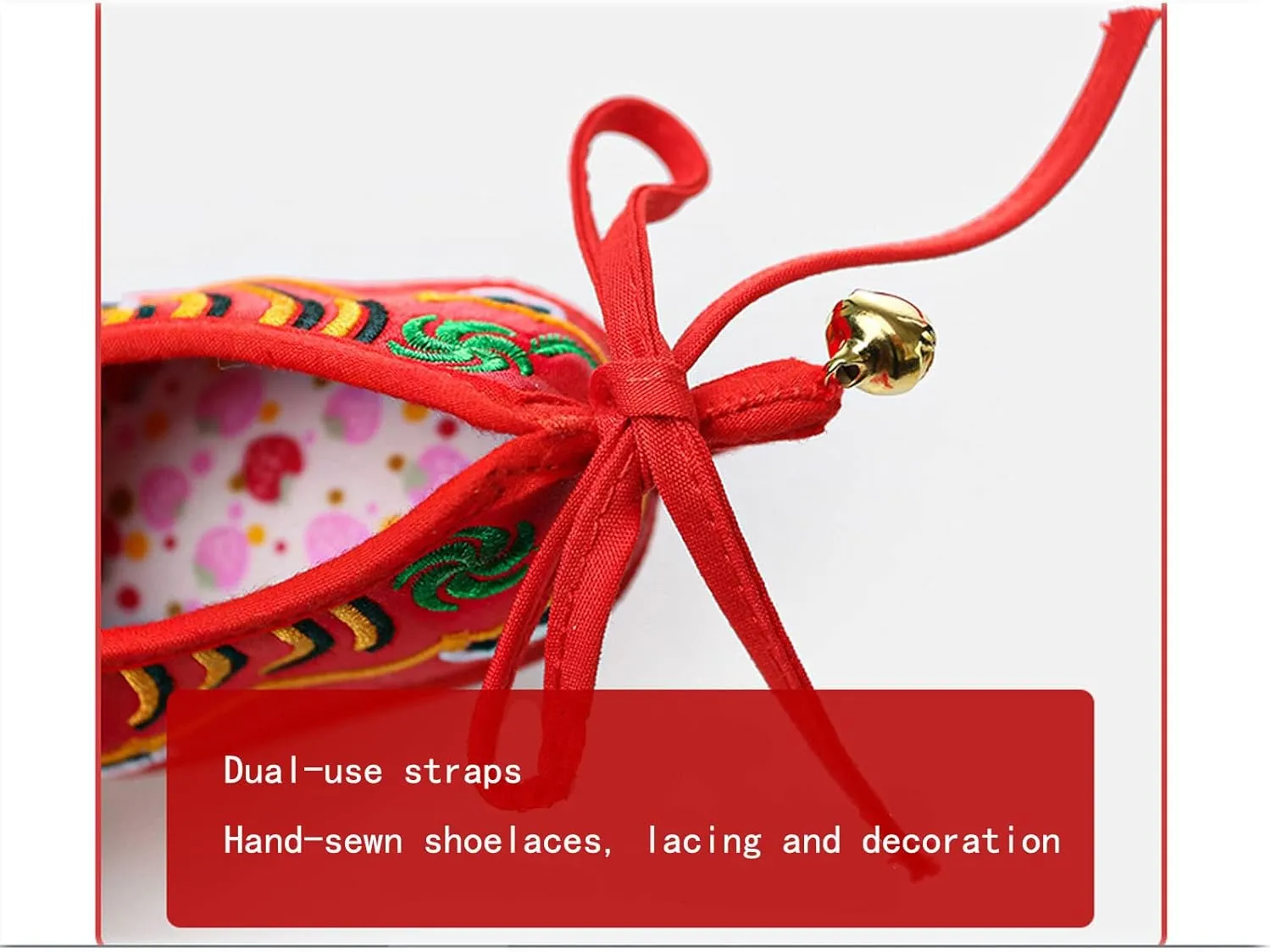 Tiger Style Shoes Mary Jane Shoes for 0-6 Month Chinese Style Handmade Baby Toddler Shoes Celebration Full Month