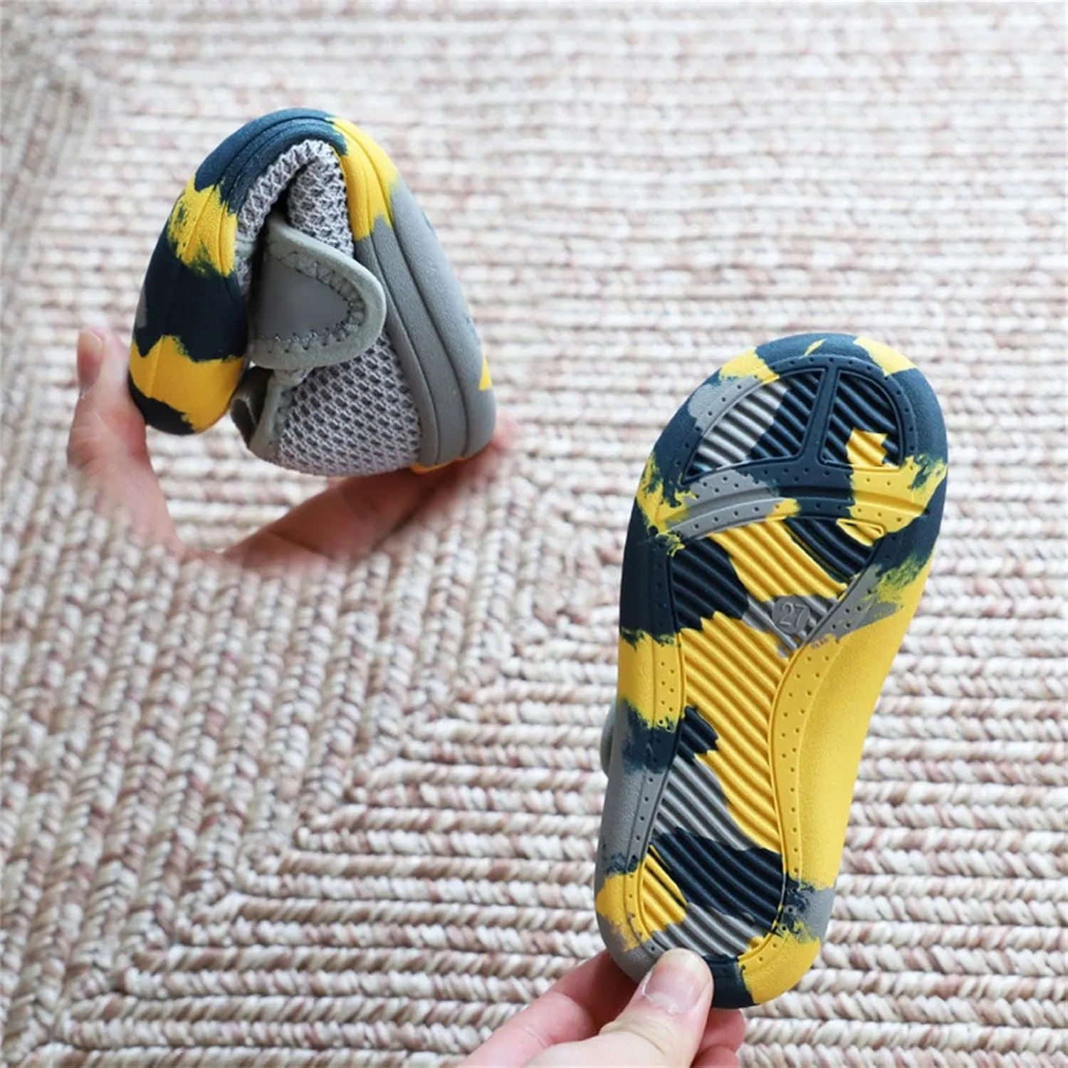 Toddler Baby Boy Girl Shoes Breathable Shoes Baotou Sneakers Mesh Baby Soft Sole Fashion Unisex Girls