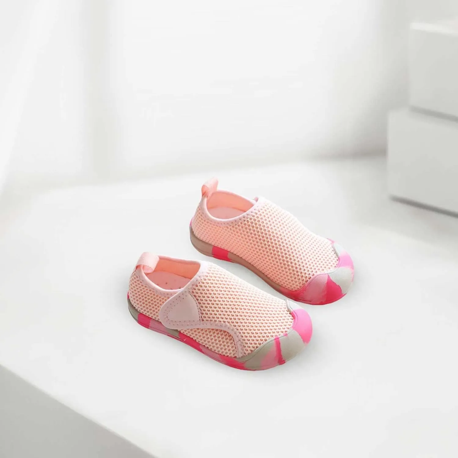Toddler Baby Boy Girl Shoes Breathable Shoes Baotou Sneakers Mesh Baby Soft Sole Fashion Unisex Girls