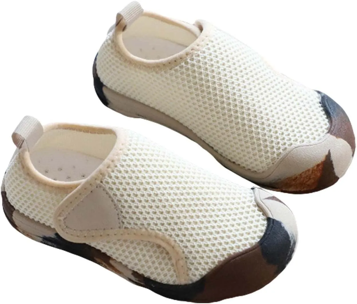 Toddler Baby Boy Girl Shoes Breathable Shoes Baotou Sneakers Mesh Baby Soft Sole Fashion Unisex Light up Shoes
