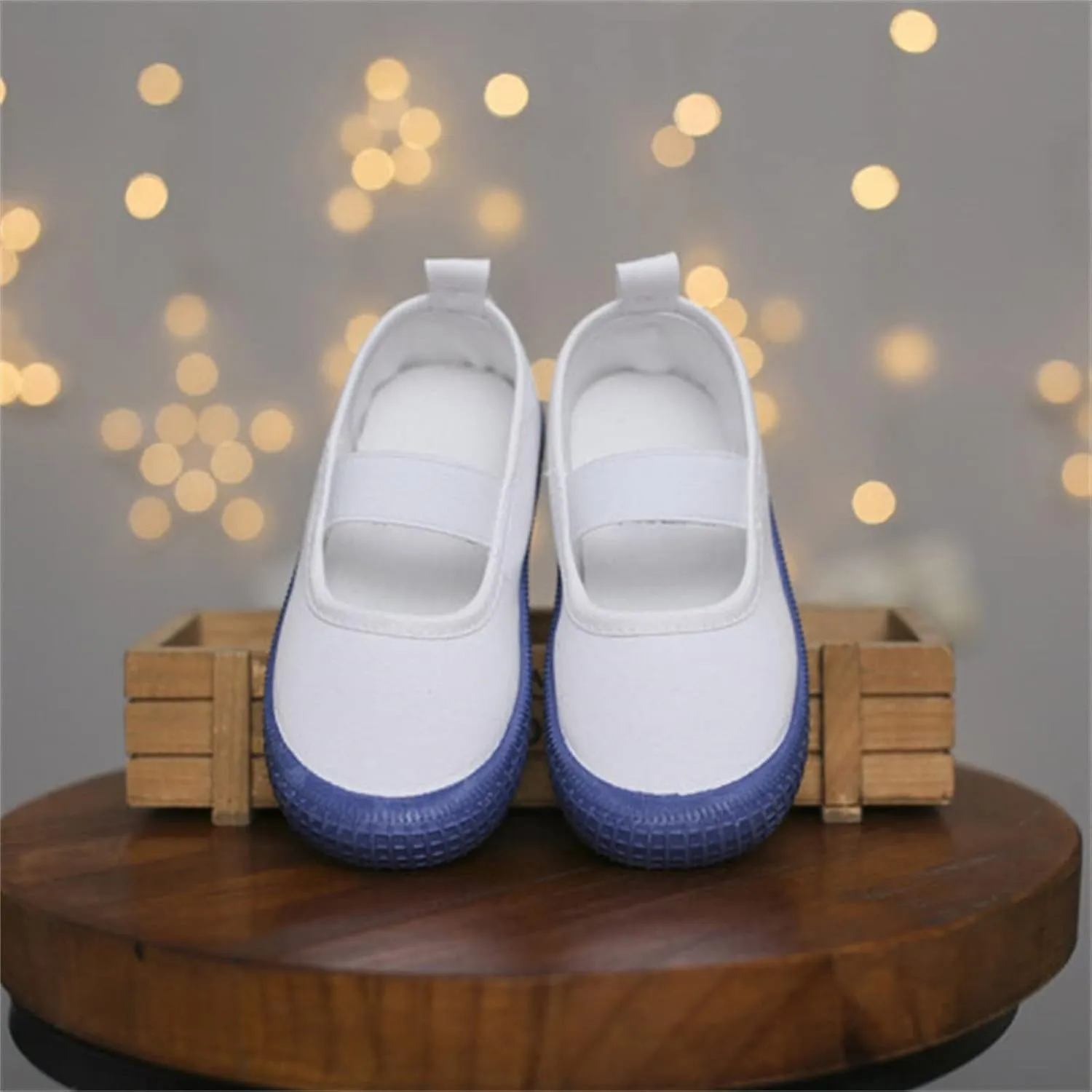 Toddler Baby Boy Girl Shoes Flat Shoes Bao Head One Foot Off Girl Canvas Shoes Baby Soft Sole Girls Youth Running Shoes